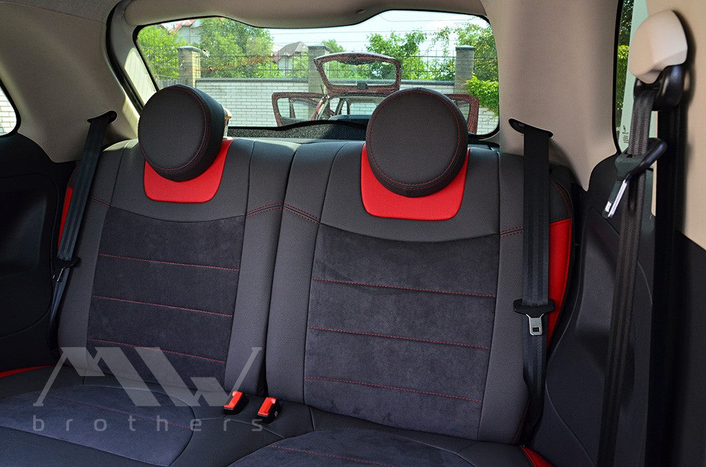 Set coprisedili su misura per Fiat 500 (2007-2024), Leather Style
