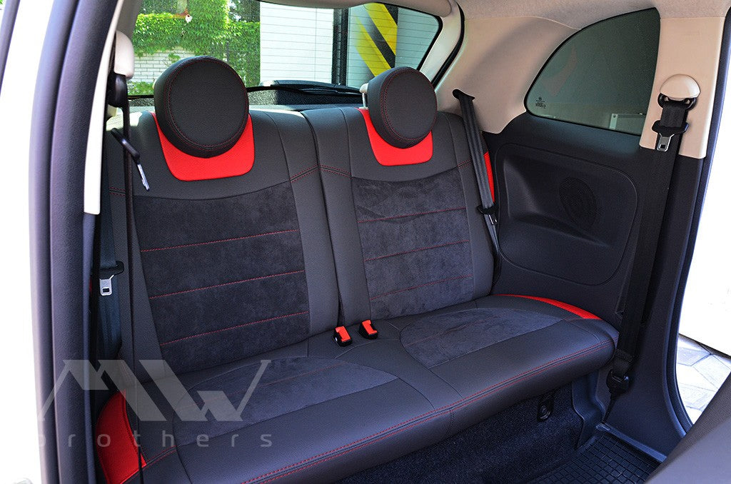 Set coprisedili su misura per Fiat 500 (2007-2024), Leather Style