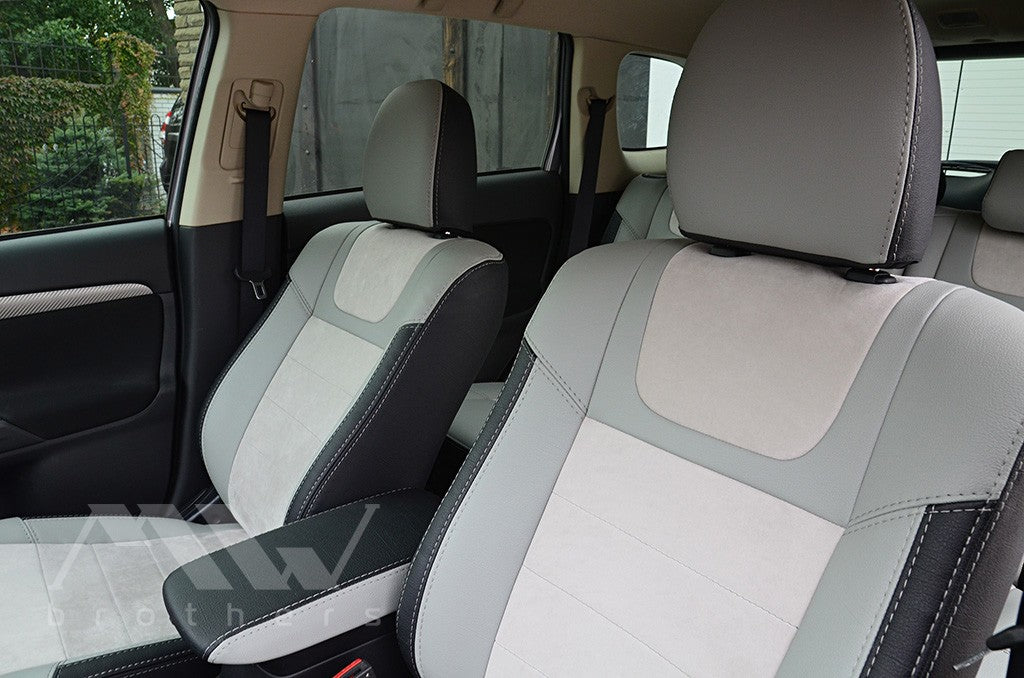 Set coprisedili su misura per Mitsubishi Outlander 3 (2012-2024), Leather Style