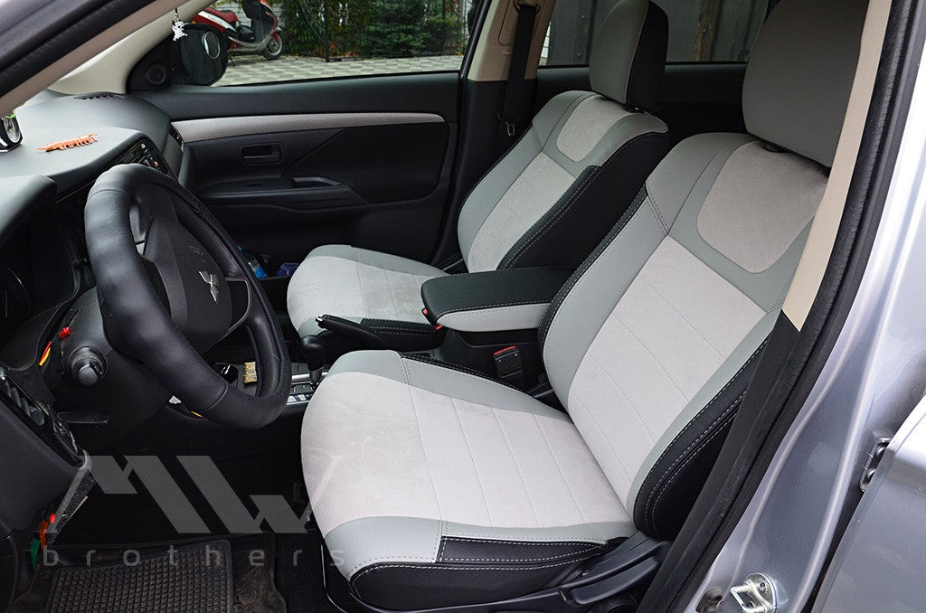 Set coprisedili su misura per Mitsubishi Outlander 3 (2012-2024), Leather Style