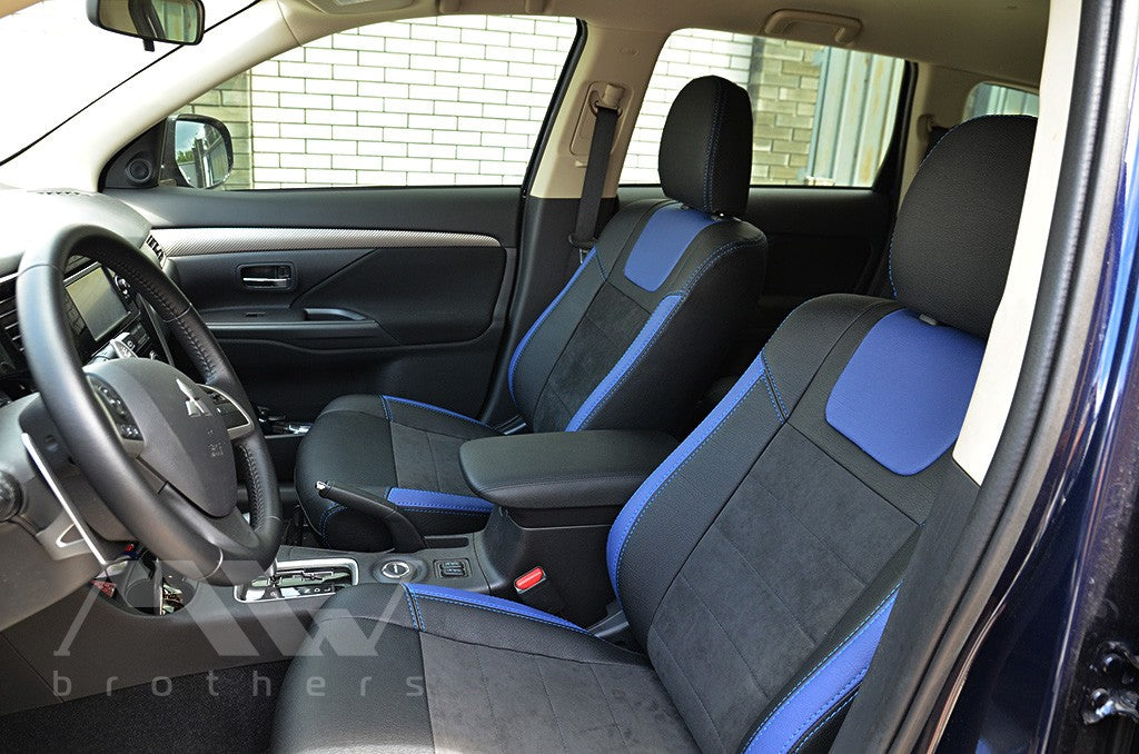 Set coprisedili su misura per Mitsubishi Outlander 3 (2012-2024), Leather Style