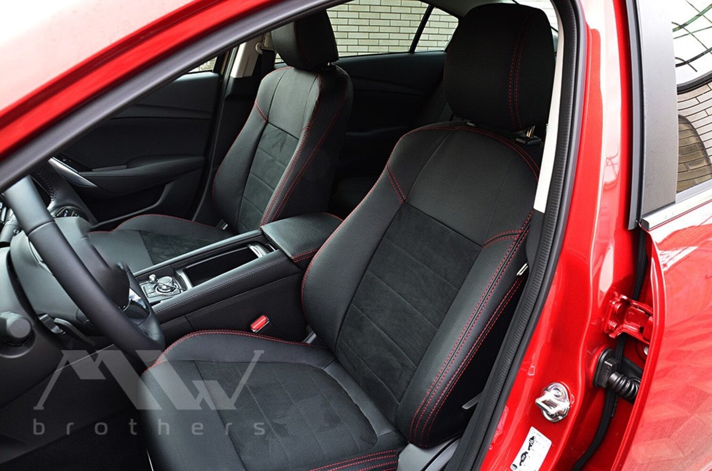 Set coprisedili su misura per Mazda 6 3 GJ (2012-2018), Leather Style