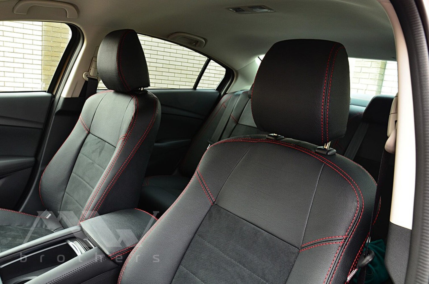 Set coprisedili su misura per Mazda 6 3 GJ (2012-2018), Leather Style