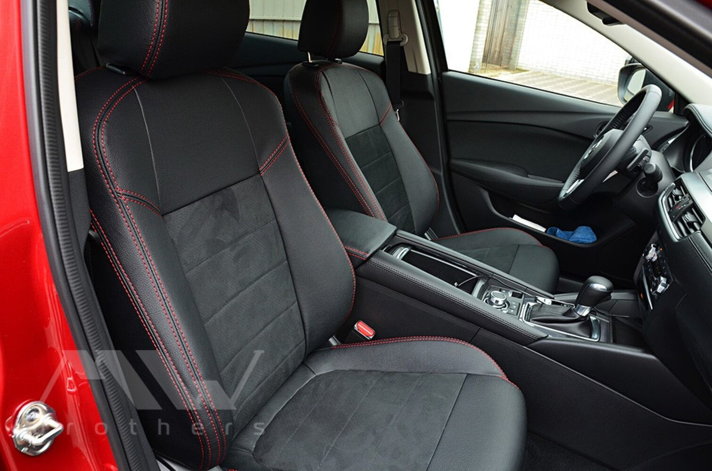 Set coprisedili su misura per Mazda 6 3 GJ (2012-2018), Leather Style