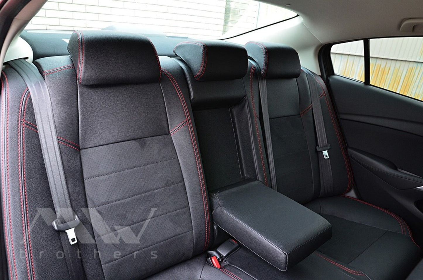 Set coprisedili su misura per Mazda 6 3 GJ (2012-2018), Leather Style