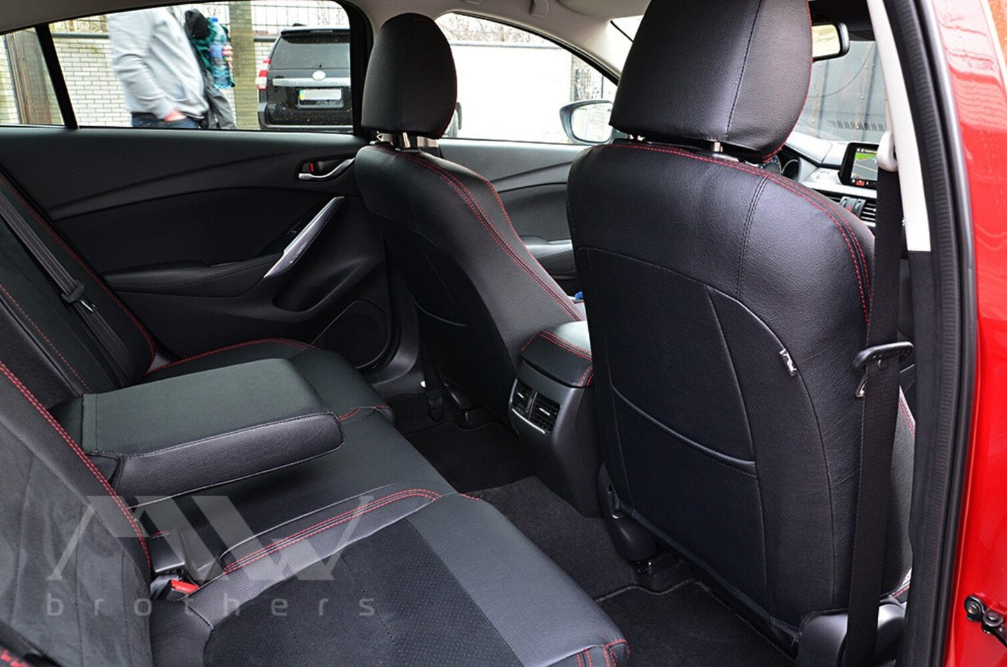 Set coprisedili su misura per Mazda 6 3 GJ (2012-2018), Leather Style