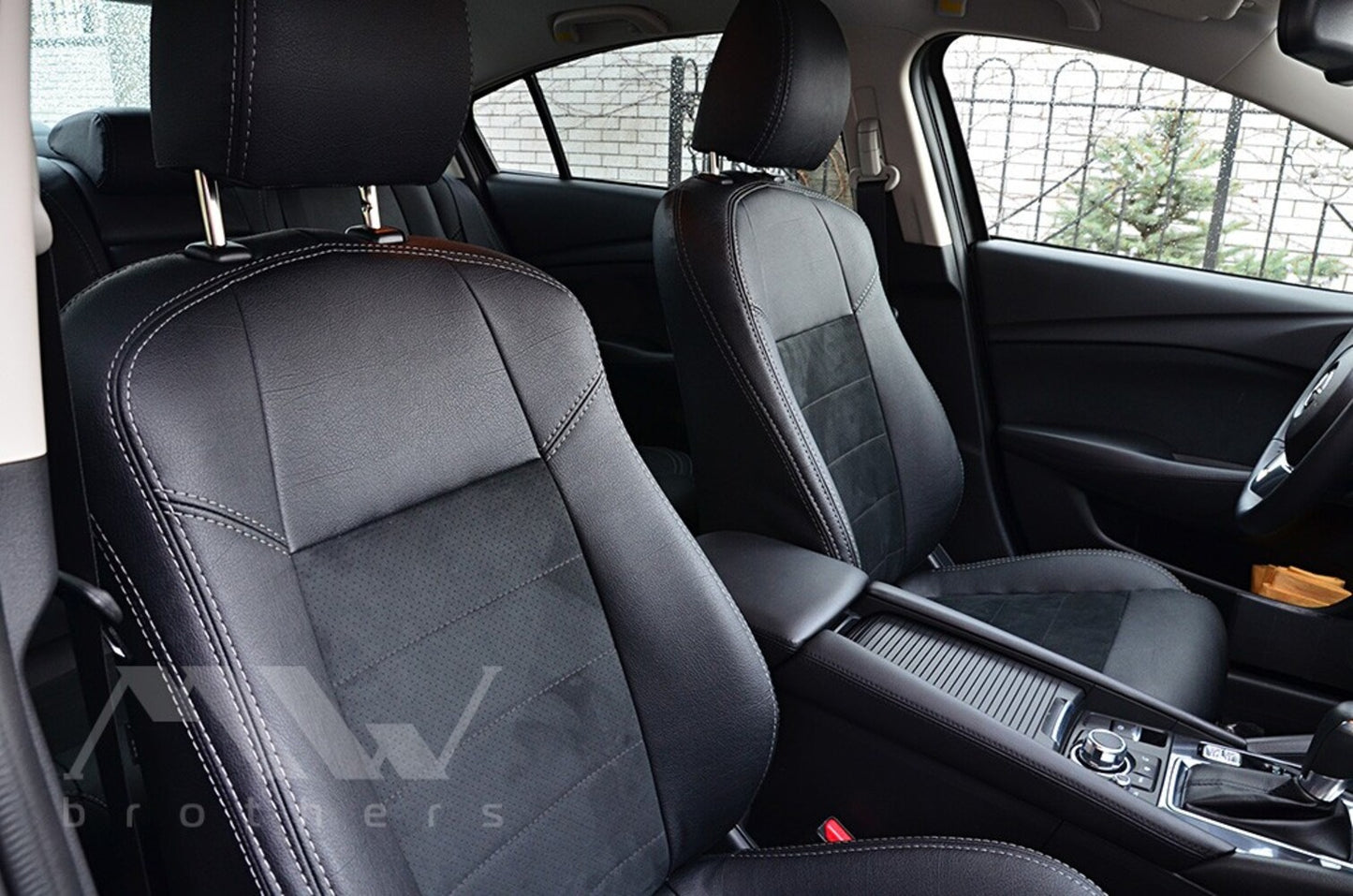 Set coprisedili su misura per Mazda 6 3 GJ (2012-2018), Leather Style
