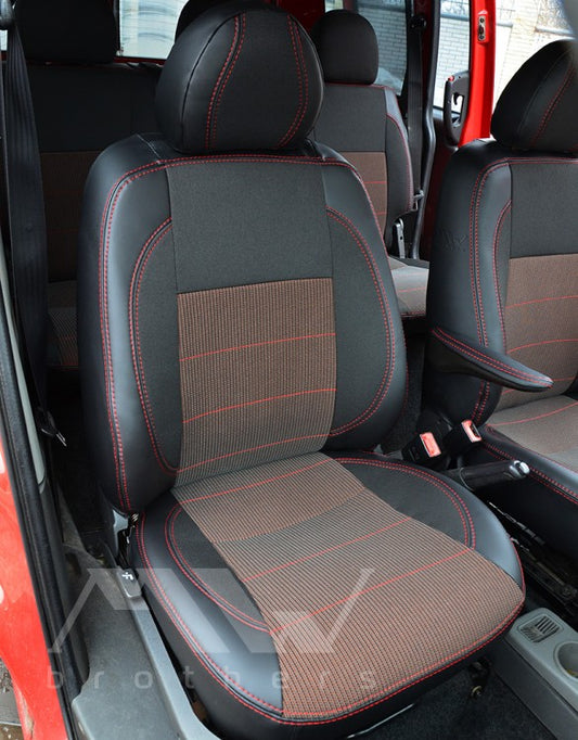 Maßgefertigte Sitzbezüge für Fiat Doblo 1 (2000–2015), Komfortausführung