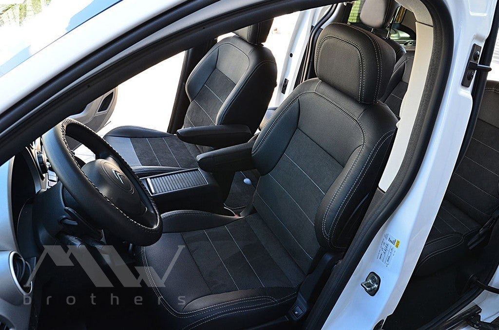 Set coprisedili su misura per Peugeot Partner 2 (2008-2018), Leather Style