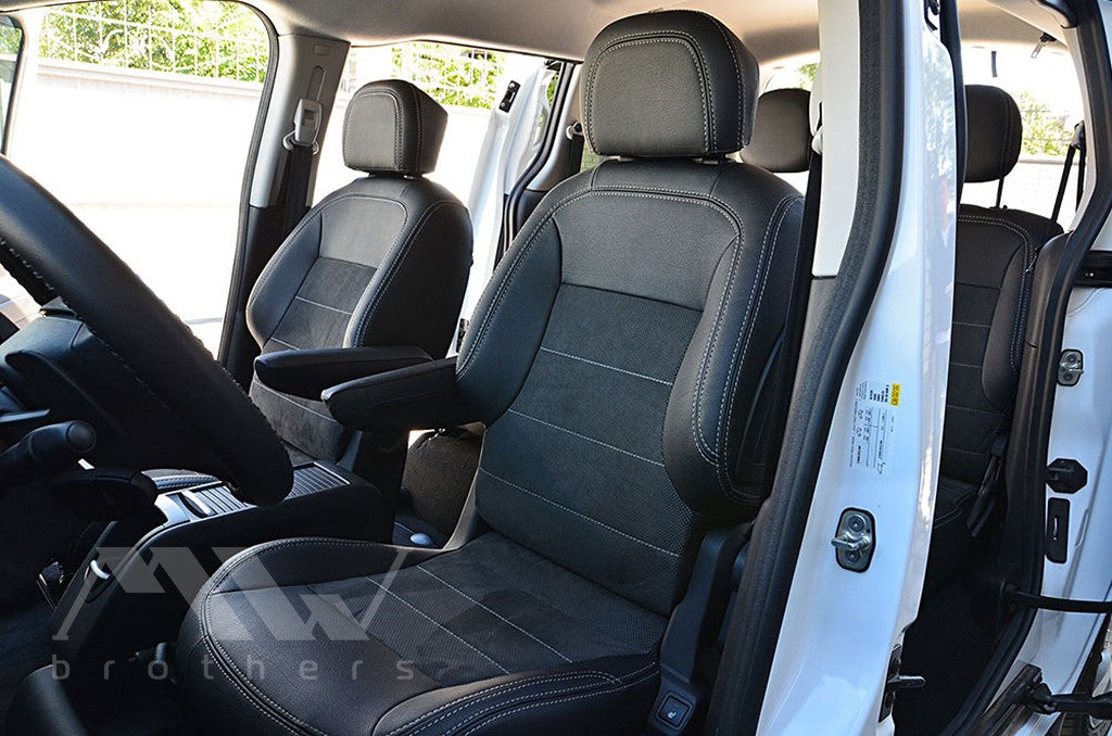 Set coprisedili su misura per Peugeot Partner 2 (2008-2018), Leather Style