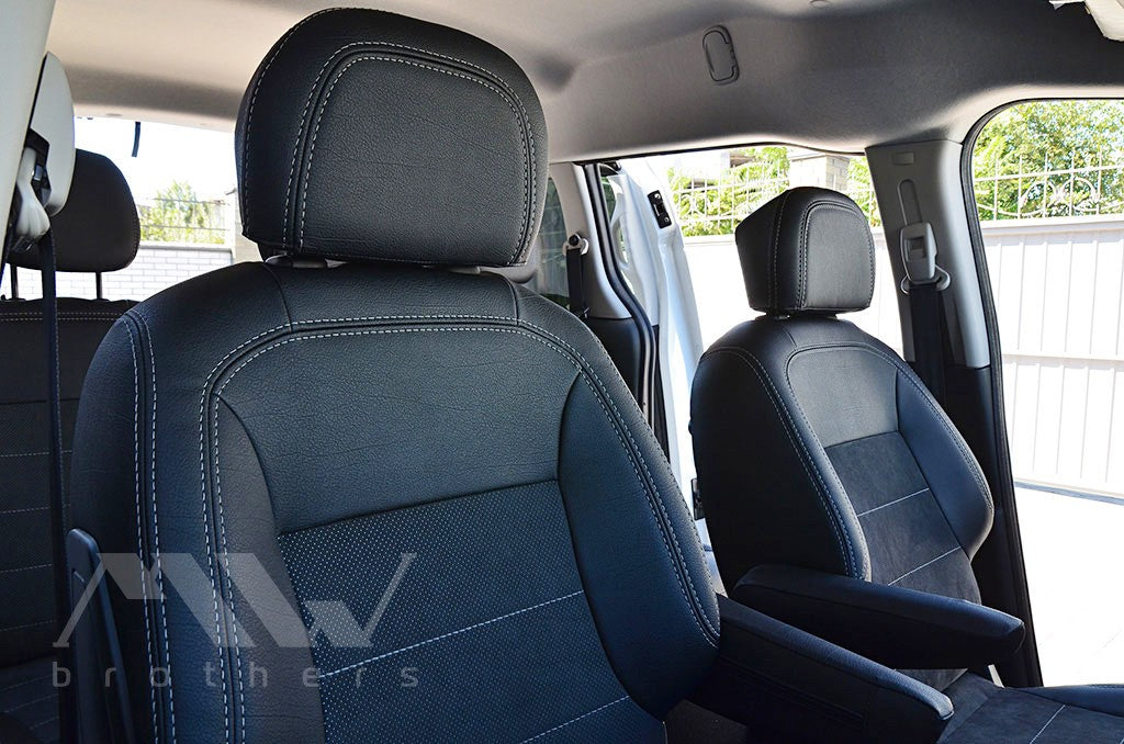 Set coprisedili su misura per Peugeot Partner 2 (2008-2018), Leather Style