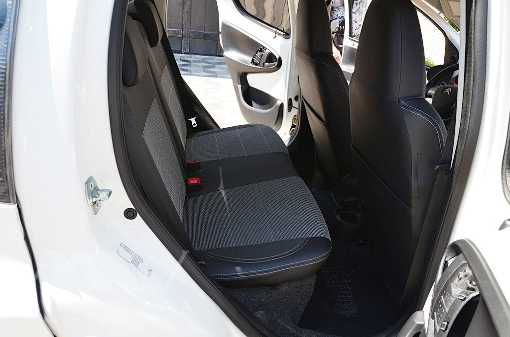 Set coprisedili su misura per Toyota Aygo 1 (AB10) (2005-2014), Comofrt Style