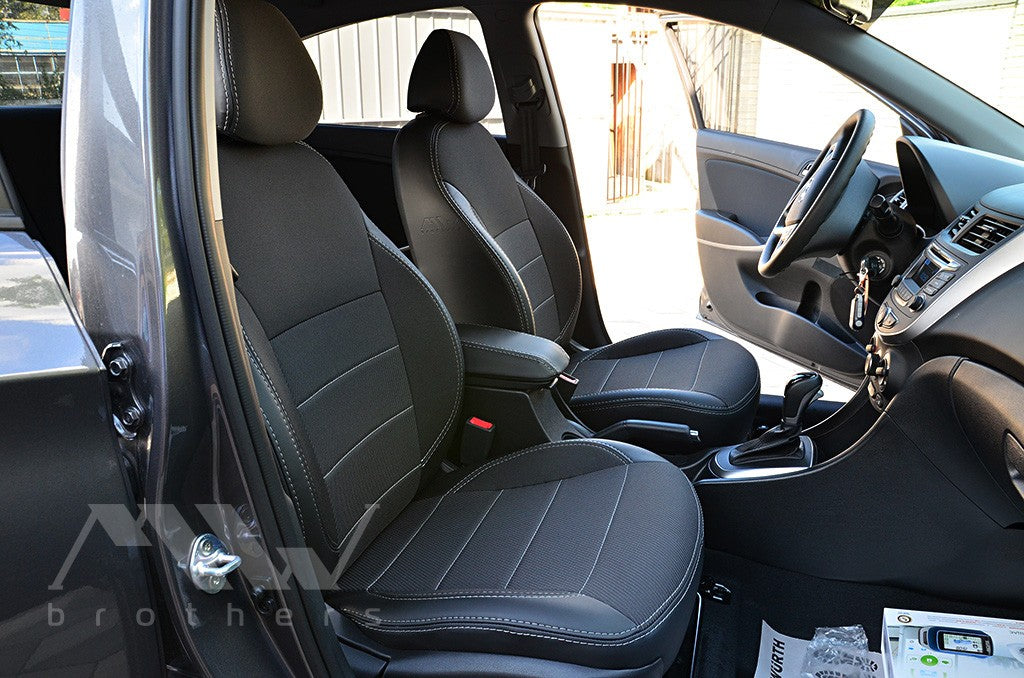 Set coprisedili su misura per Hyundai Accent RB Solaris (2010-2019), Comofrt Style