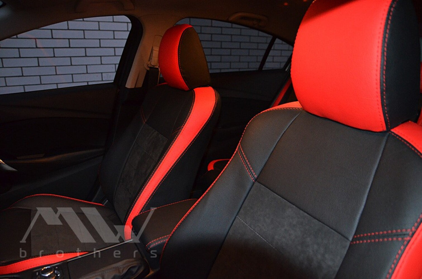 Set coprisedili su misura per Mazda 6 3 GJ (2012-2018), Leather Style
