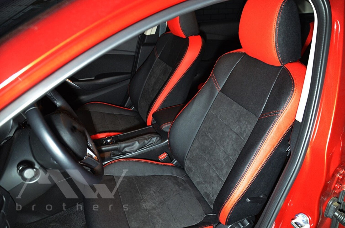 Set coprisedili su misura per Mazda 6 3 GJ (2012-2018), Leather Style