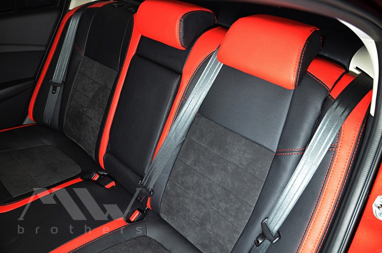 Set coprisedili su misura per Mazda 6 3 GJ (2012-2018), Leather Style