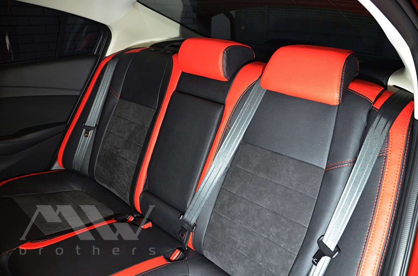 Set coprisedili su misura per Mazda 6 3 GJ (2012-2018), Leather Style