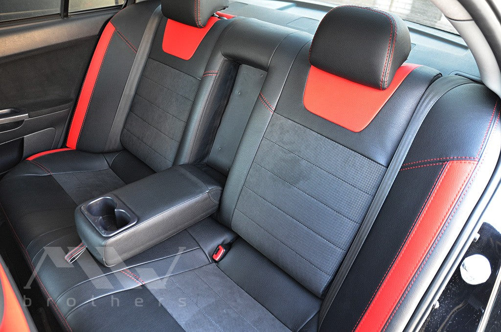 Set coprisedili su misura per Mitsubishi Lancer X 2L (2007-2019), Leather Style