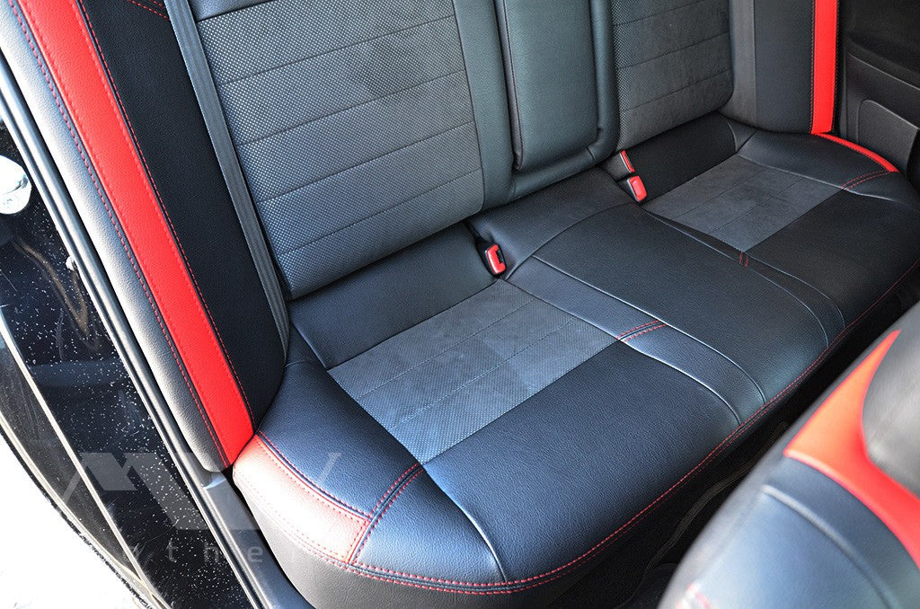 Set coprisedili su misura per Mitsubishi Lancer X 2L (2007-2019), Leather Style
