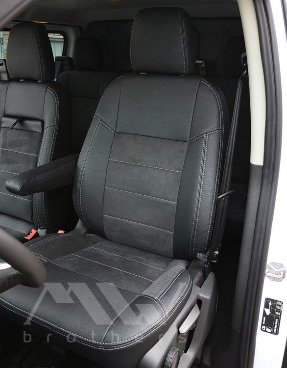 Set coprisedili su misura per Ford Transit Custom (2012-2023), Leather Style