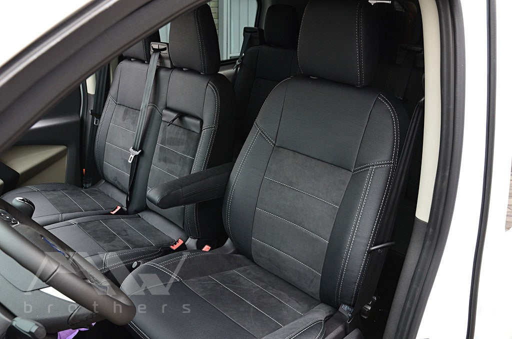 Set coprisedili su misura per Ford Transit Custom (2012-2023), Leather Style