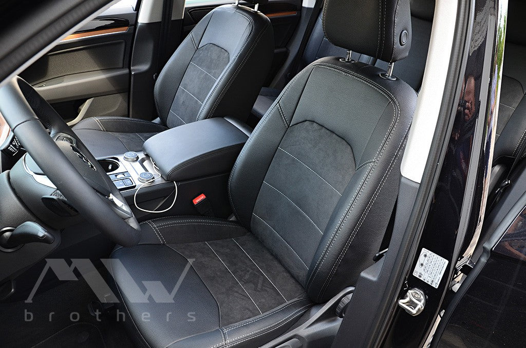 Set coprisedili su misura per Volkswagen Touareg 3 (CR) (2018-oggi), Leather Style