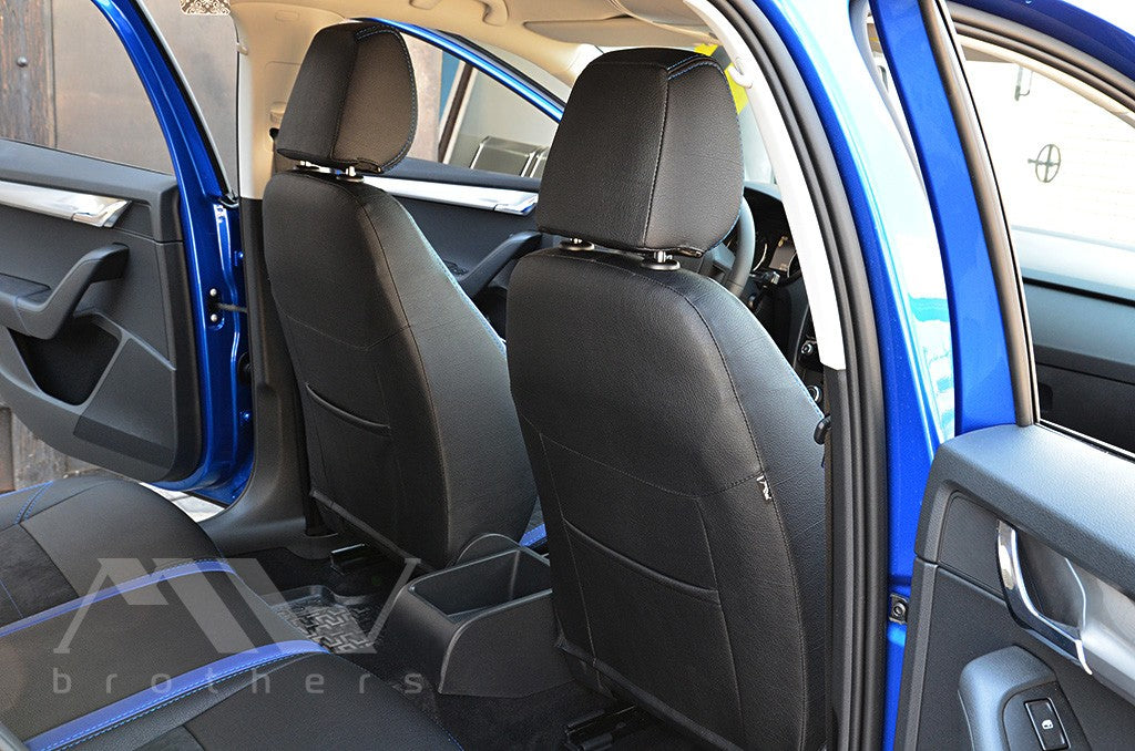 Set coprisedili su misura per Skoda Octavia A7 Ambition, Elegance (2013-2016), Leather Style