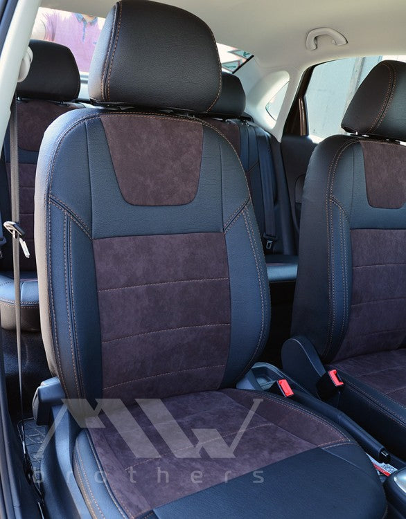 Set coprisedili su misura per Volkswagen Polo V (2009–2017), Leather Style