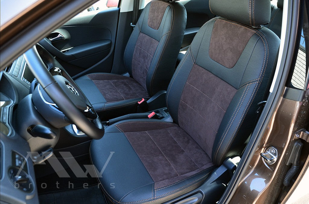 Set coprisedili su misura per Volkswagen Polo V (2009–2017), Leather Style