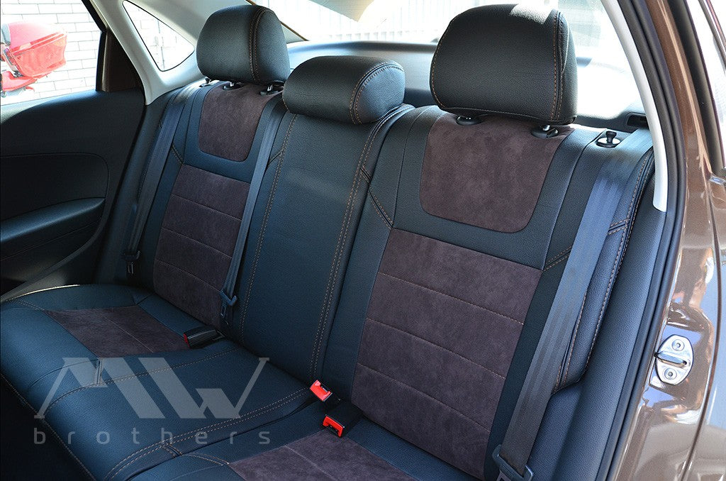 Set coprisedili su misura per Volkswagen Polo V (2009–2017), Leather Style