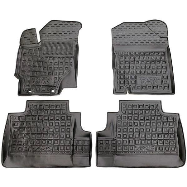 Set tappetini di gomma su misura per Toyota Yaris 3 (2015-2020)