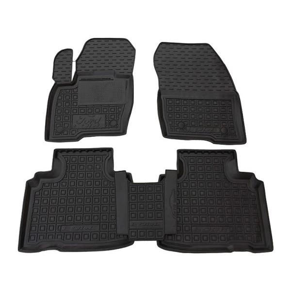 Set tappetini di gomma su misura per Ford Edge II (2014–2024)