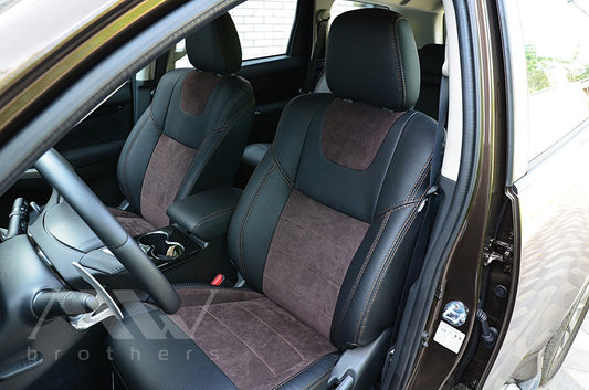 Set coprisedili su misura per Mitsubishi Pajero Sport 3 (2016-oggi), Leather Style