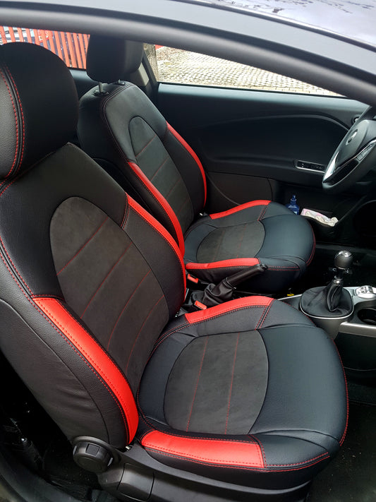 Set coprisedili su misura per Alfa Romeo MiTo (2008-2018), Leather Style