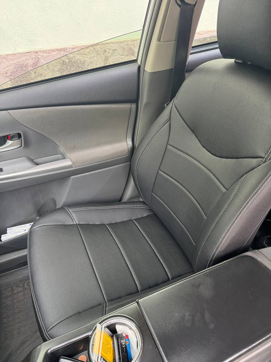 Set coprisedili su misura per Toyota Prius+ Hybrid (2012-2022), Leather Style