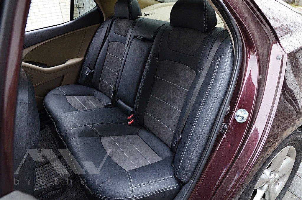 Set coprisedili su misura per KIA Optima 3 (TF) (2010-2015), Leather Style