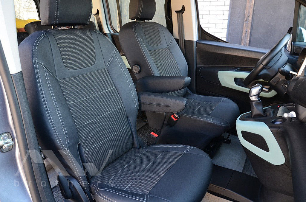 Set coprisedili su misura per Peugeot Rifter (2018-oggi), Dynamic Style