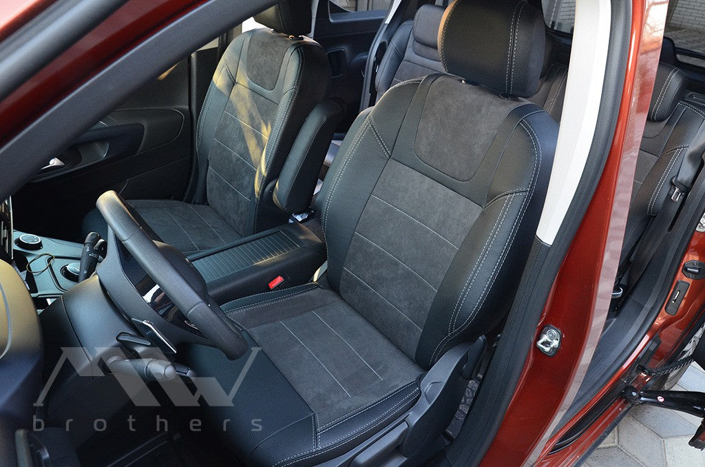 Set coprisedili su misura per Peugeot Rifter (2018-oggi), Leather Style