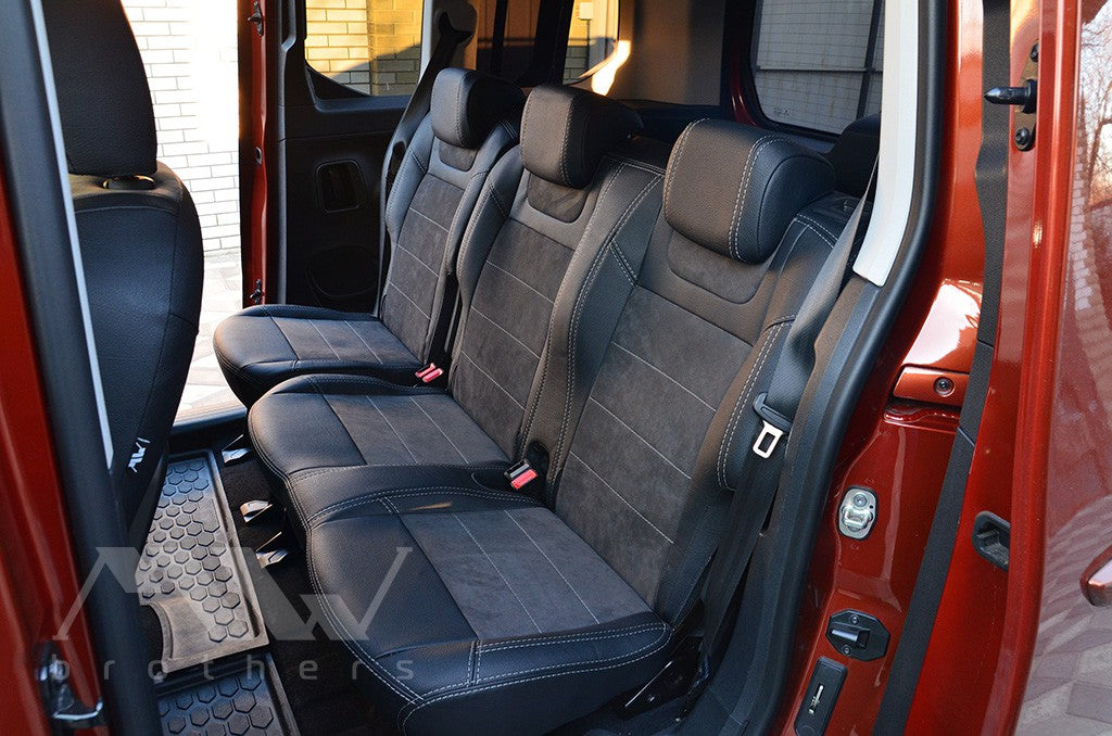 Set coprisedili su misura per Peugeot Rifter (2018-oggi), Leather Style