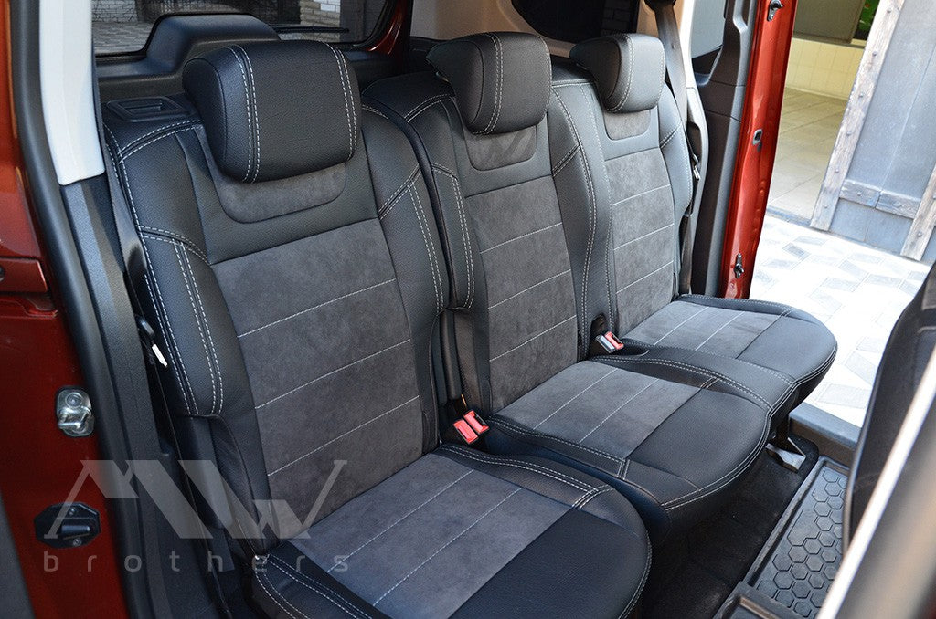 Set coprisedili su misura per Peugeot Rifter (2018-oggi), Leather Style