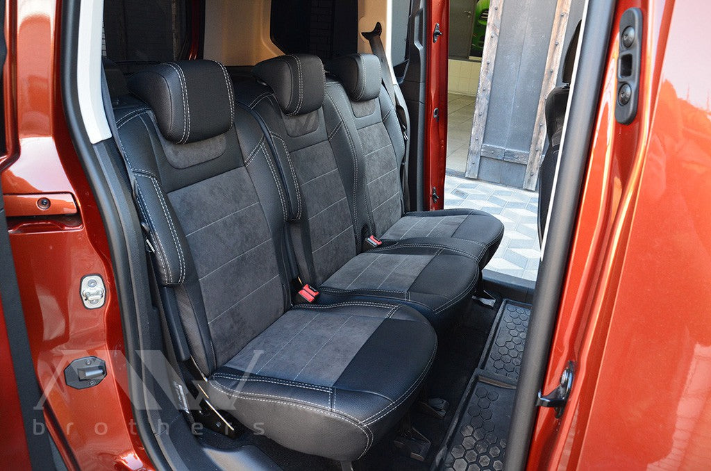 Set coprisedili su misura per Peugeot Rifter (2018-oggi), Leather Style