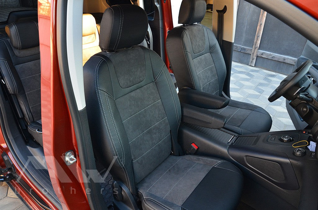 Set coprisedili su misura per Peugeot Rifter (2018-oggi), Leather Style