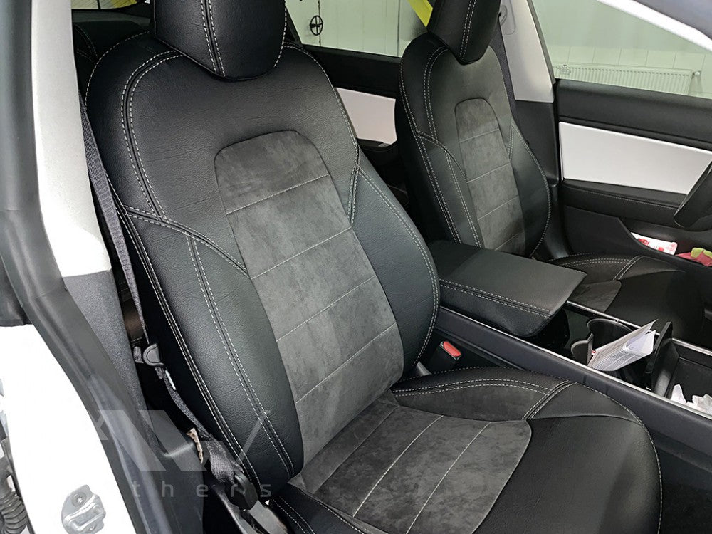 Set coprisedili su misura per Tesla Model 3 (2017-oggi), Leather Style