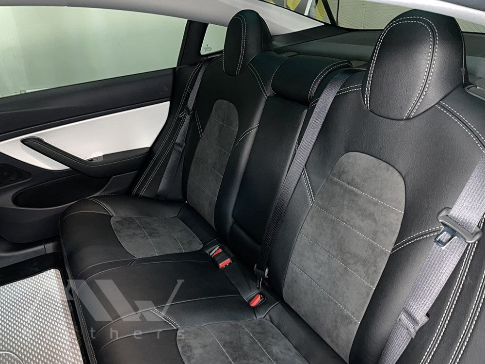 Set coprisedili su misura per Tesla Model 3 (2017-oggi), Leather Style