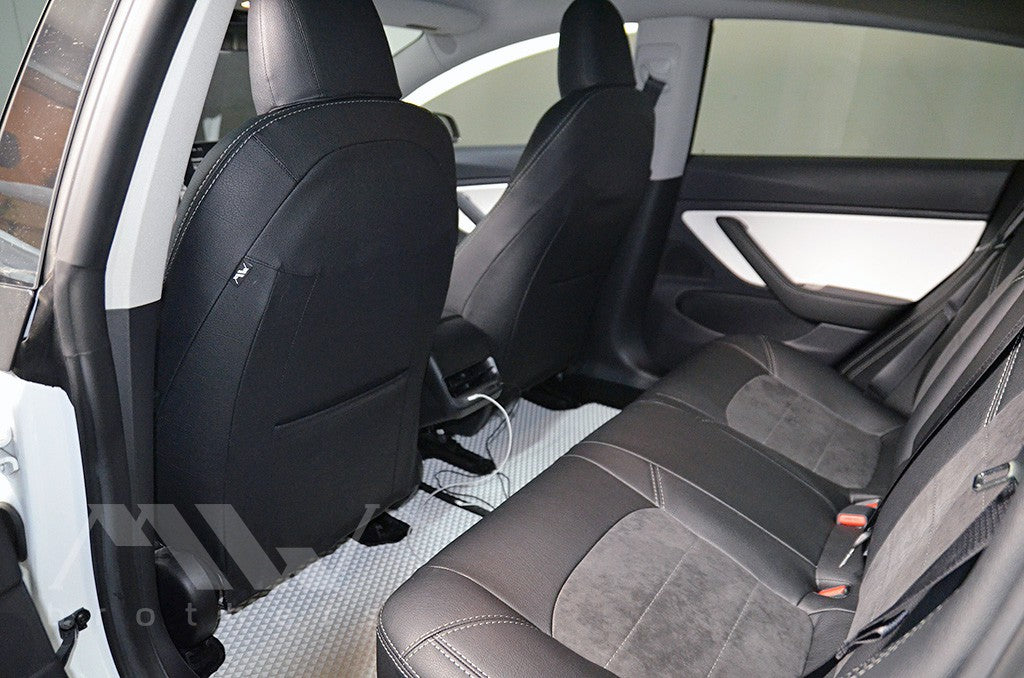 Set coprisedili su misura per Tesla Model 3 (2017-oggi), Leather Style