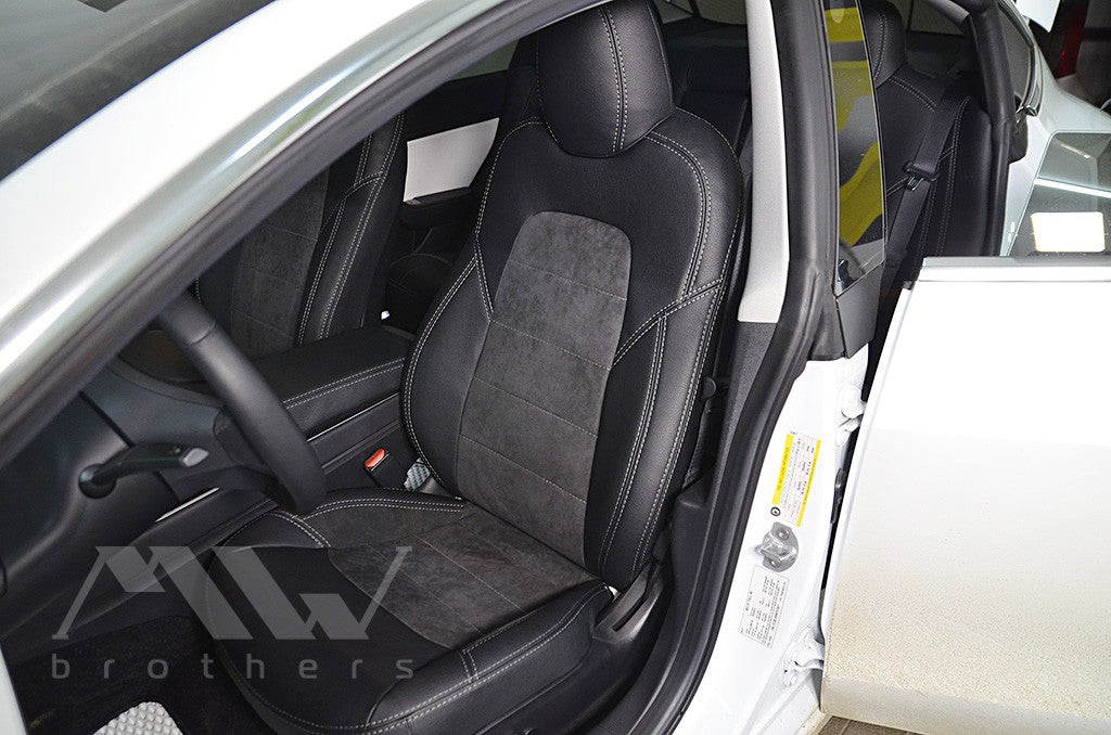 Set coprisedili su misura per Tesla Model 3 (2017-oggi), Leather Style