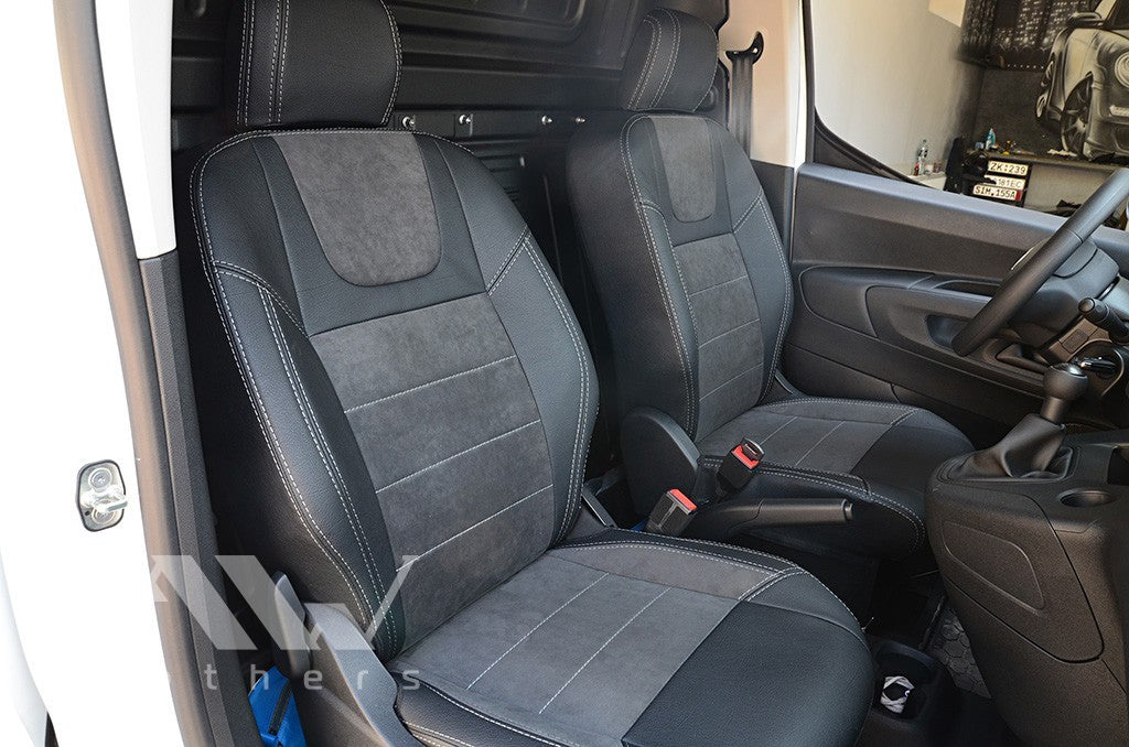 Set coprisedili su misura per Peugeot Partner III (2018-oggi), Leather Style