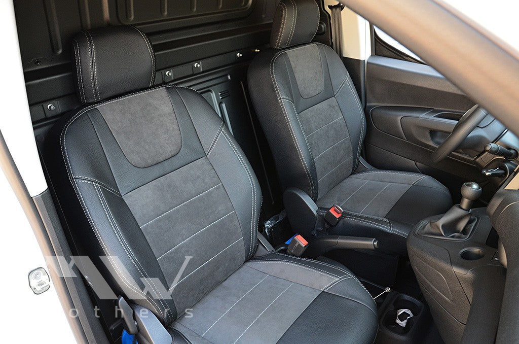 Set coprisedili su misura per Peugeot Partner III (2018-oggi), Leather Style
