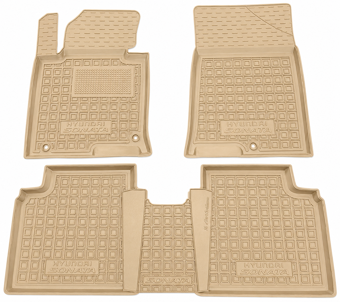 Set tappetini di gomma su misura per Hyundai Sonata LF (2014-2019)