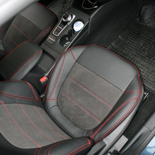 Maßgefertigte Sitzbezüge für Ford Focus 4 (2018–2025), Lederoptik